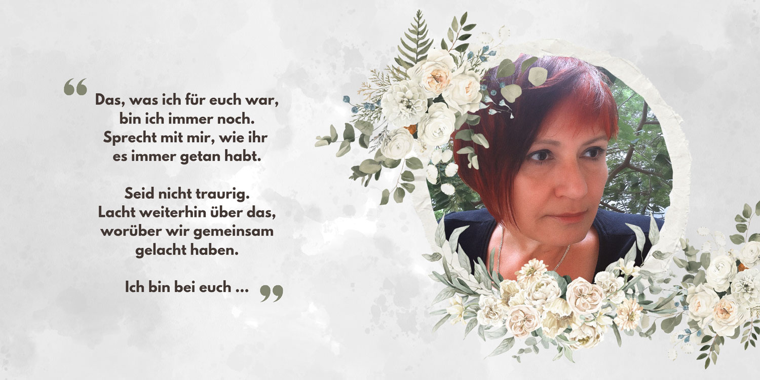 Sterbebild: Hanna Grossmann