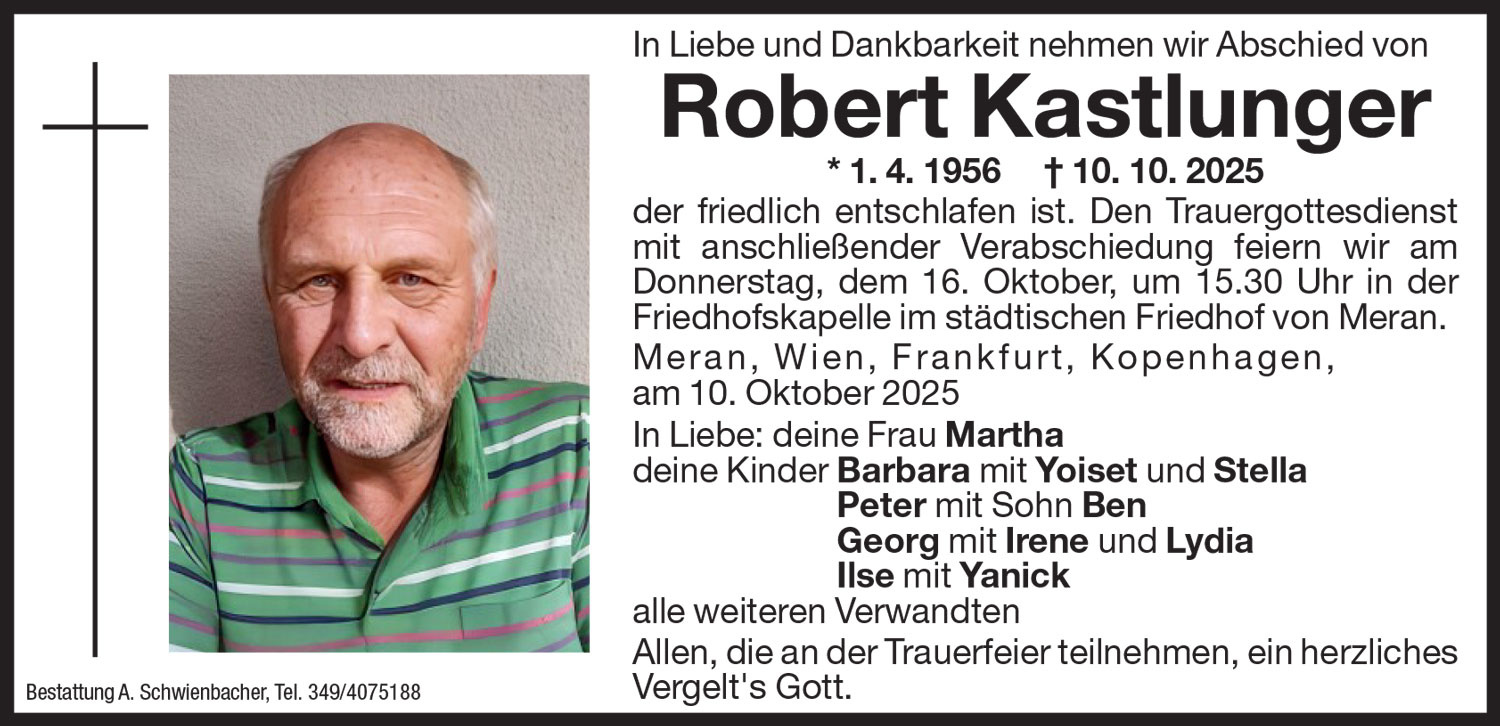 Medien: Robert Kastlunger