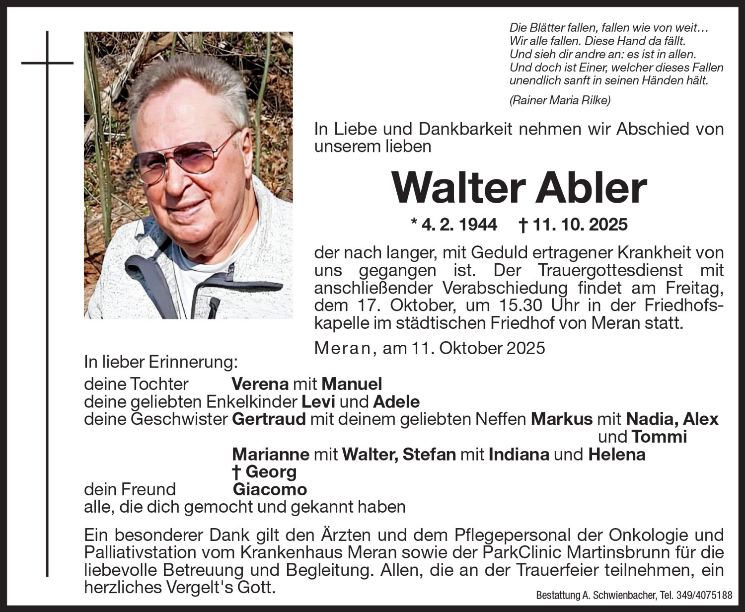 Medien: Walter Abler