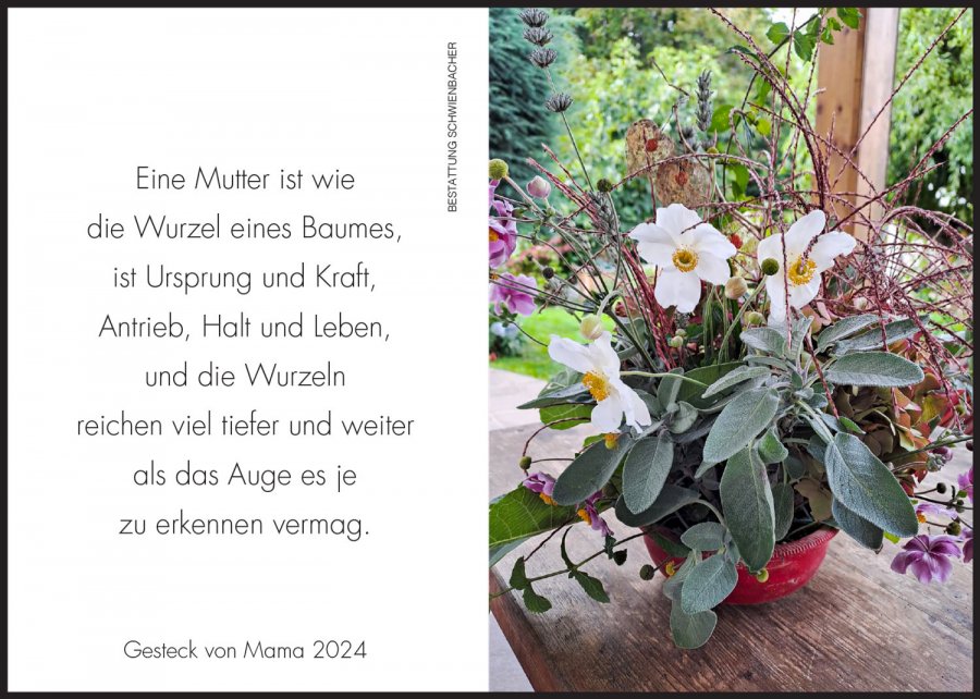 Sterbebild: Luise Wwe. Langes geb. Kaserer