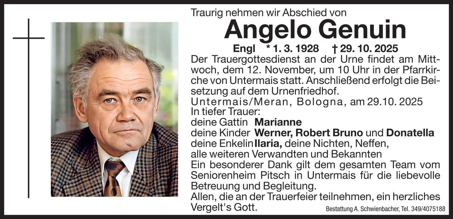 Medien: Angelo Genuin