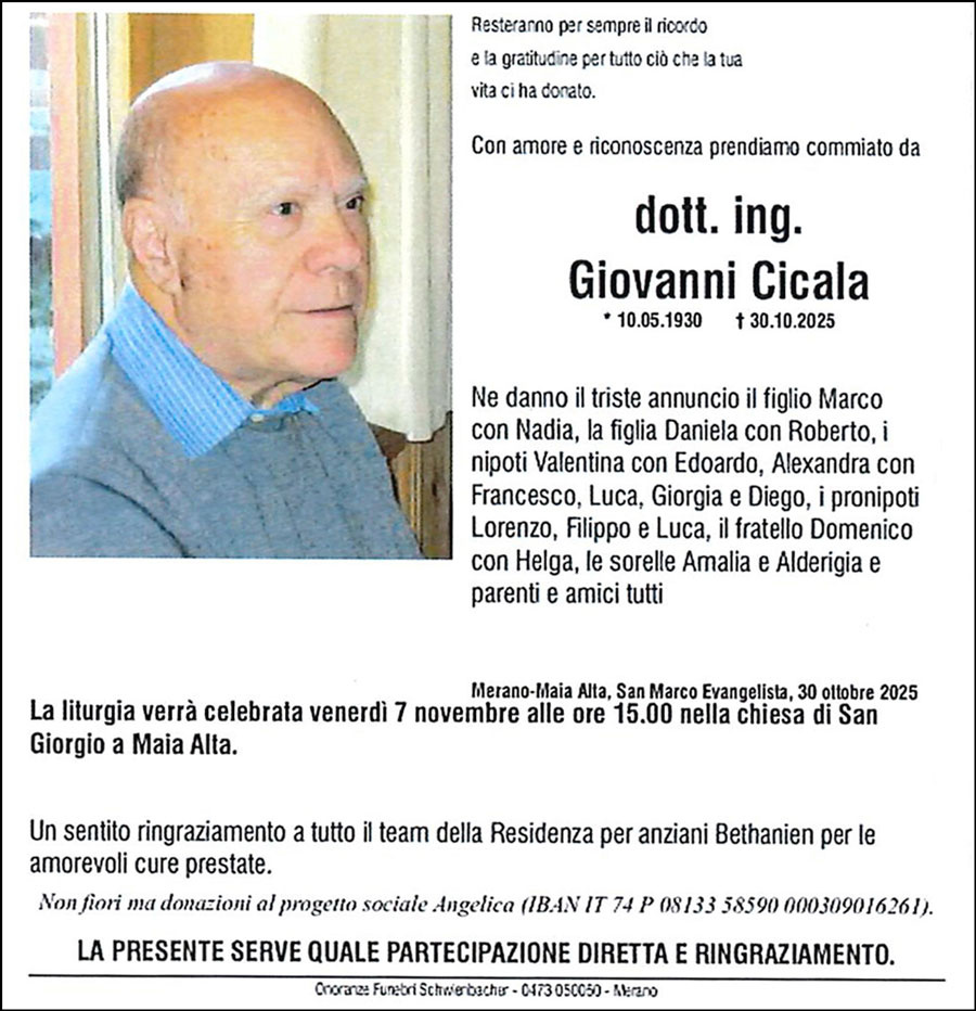 Medien: Dr. Ing. Giovanni Cicala