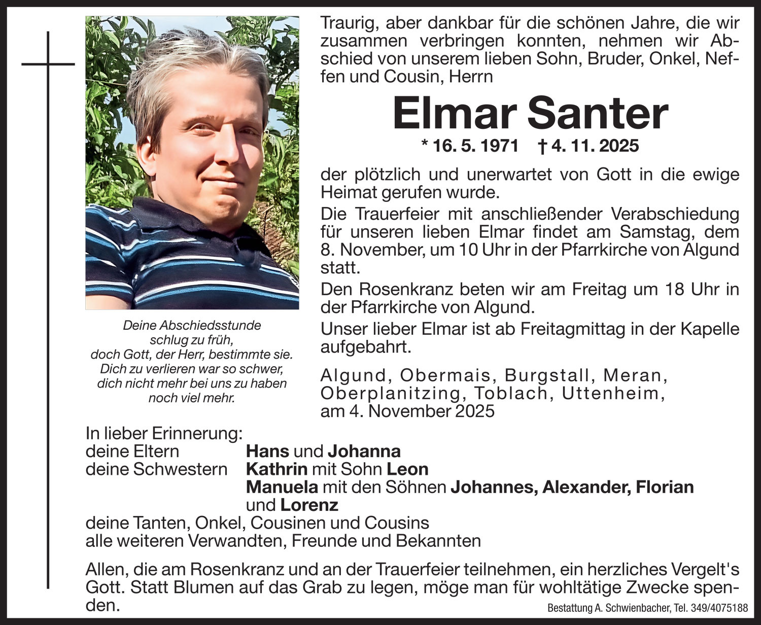 Medien: Elmar Santer
