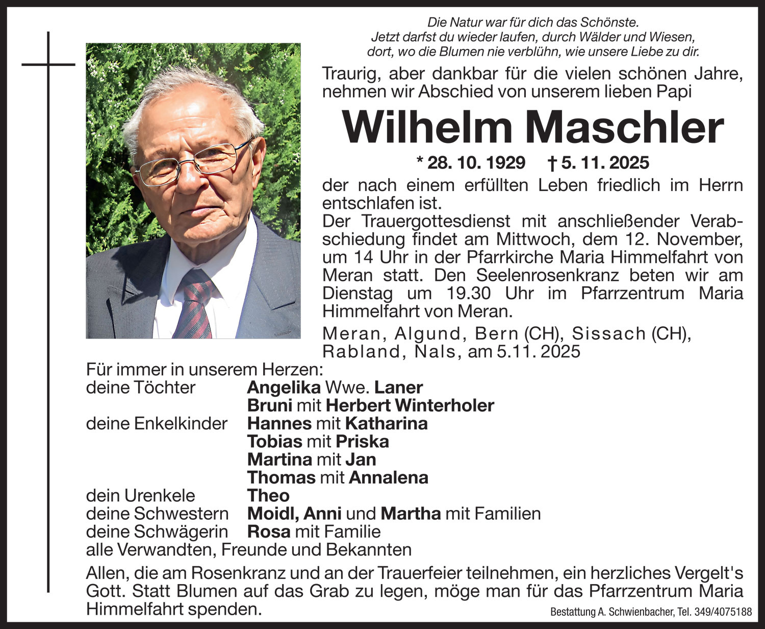 Medien: Wilhelm Maschler