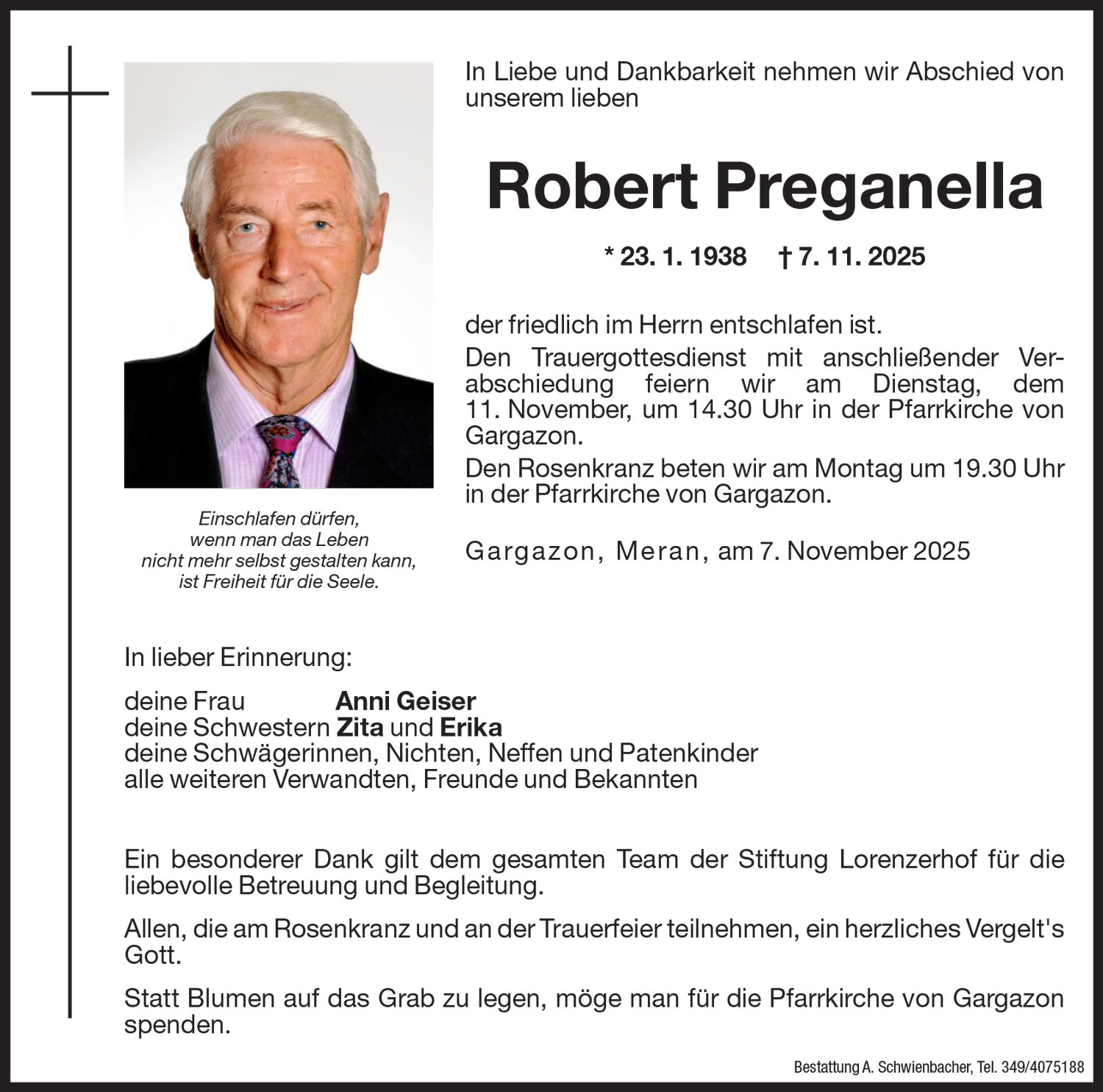 Medien: Robert Preganella