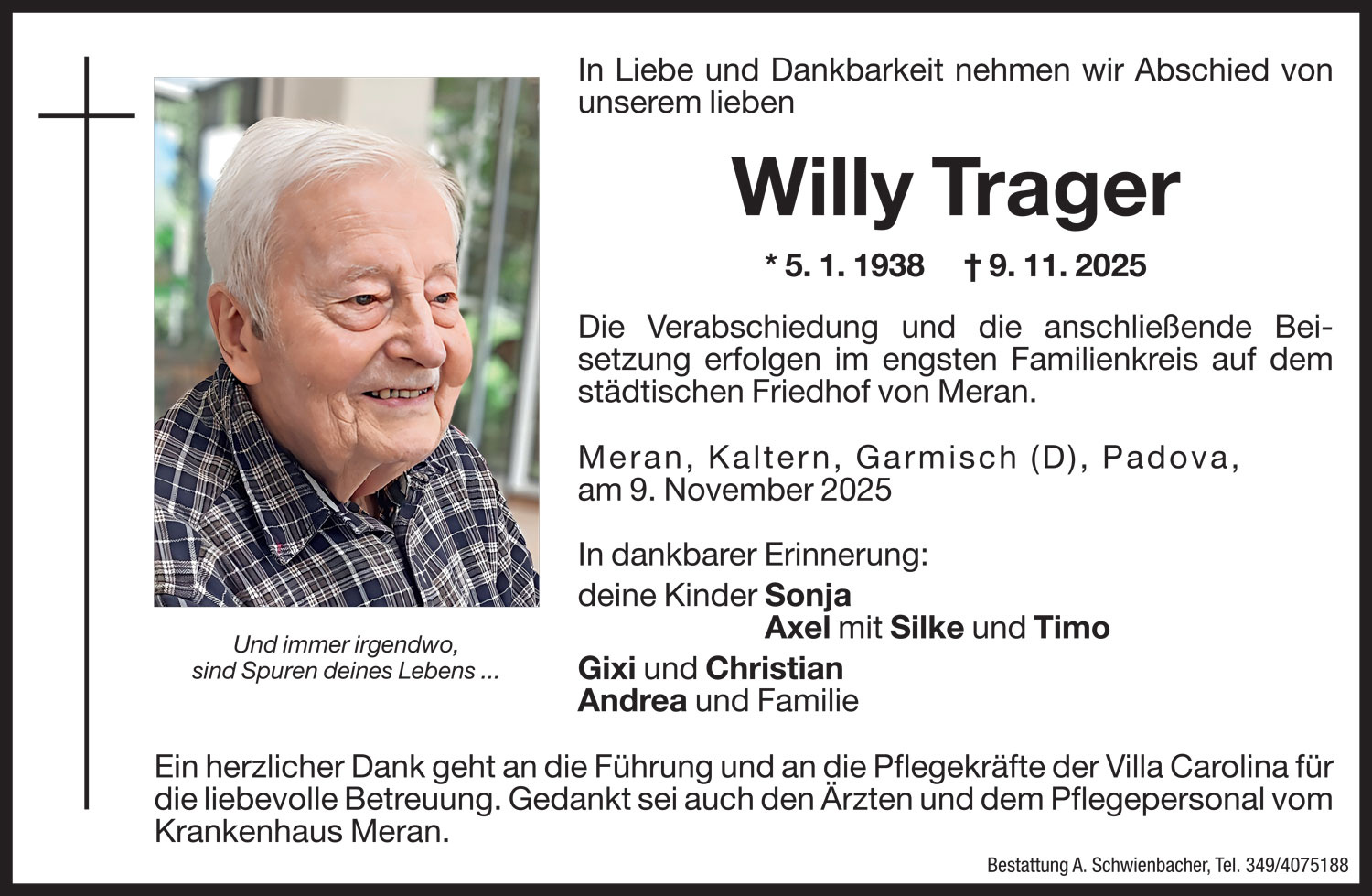 Medien: Willy Trager