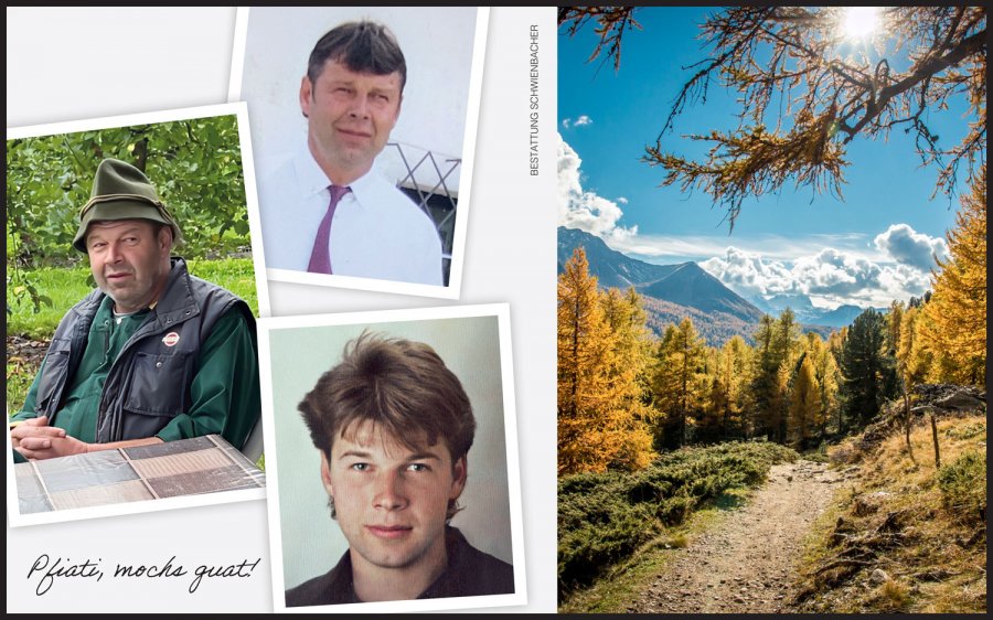 Sterbebild: Thomas Erlacher