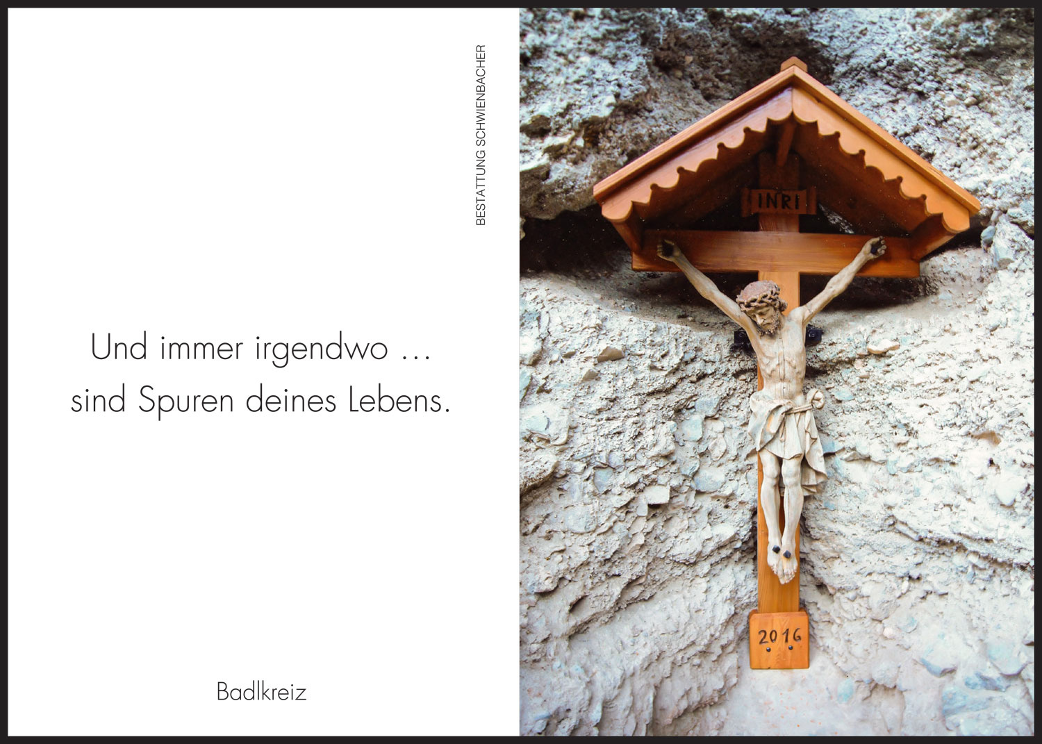 Sterbebild: Franz Gruber