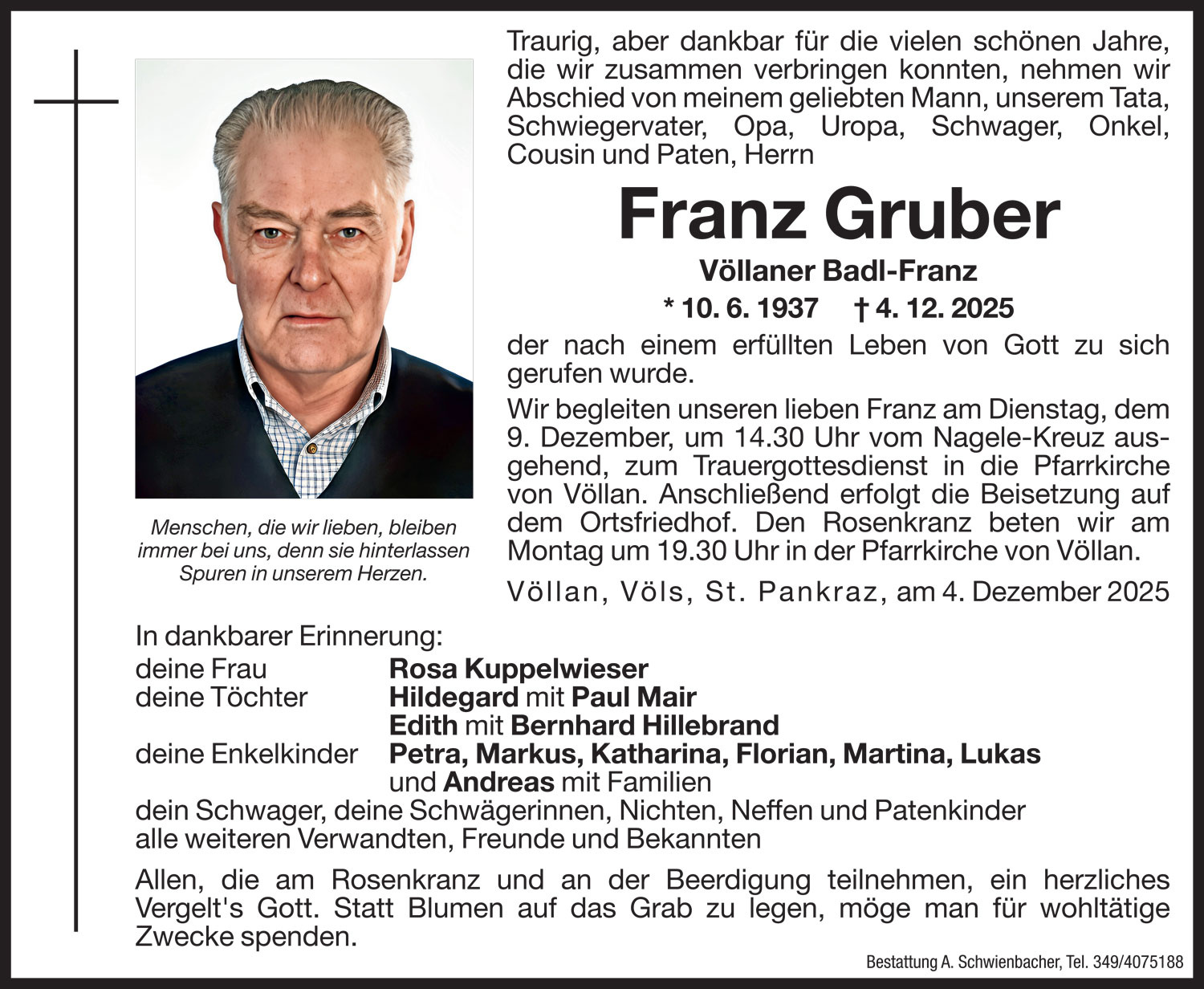 Medien: Franz Gruber