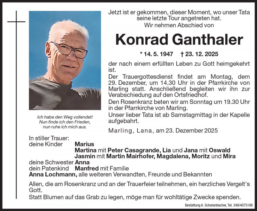 Medien: Konrad Ganthaler
