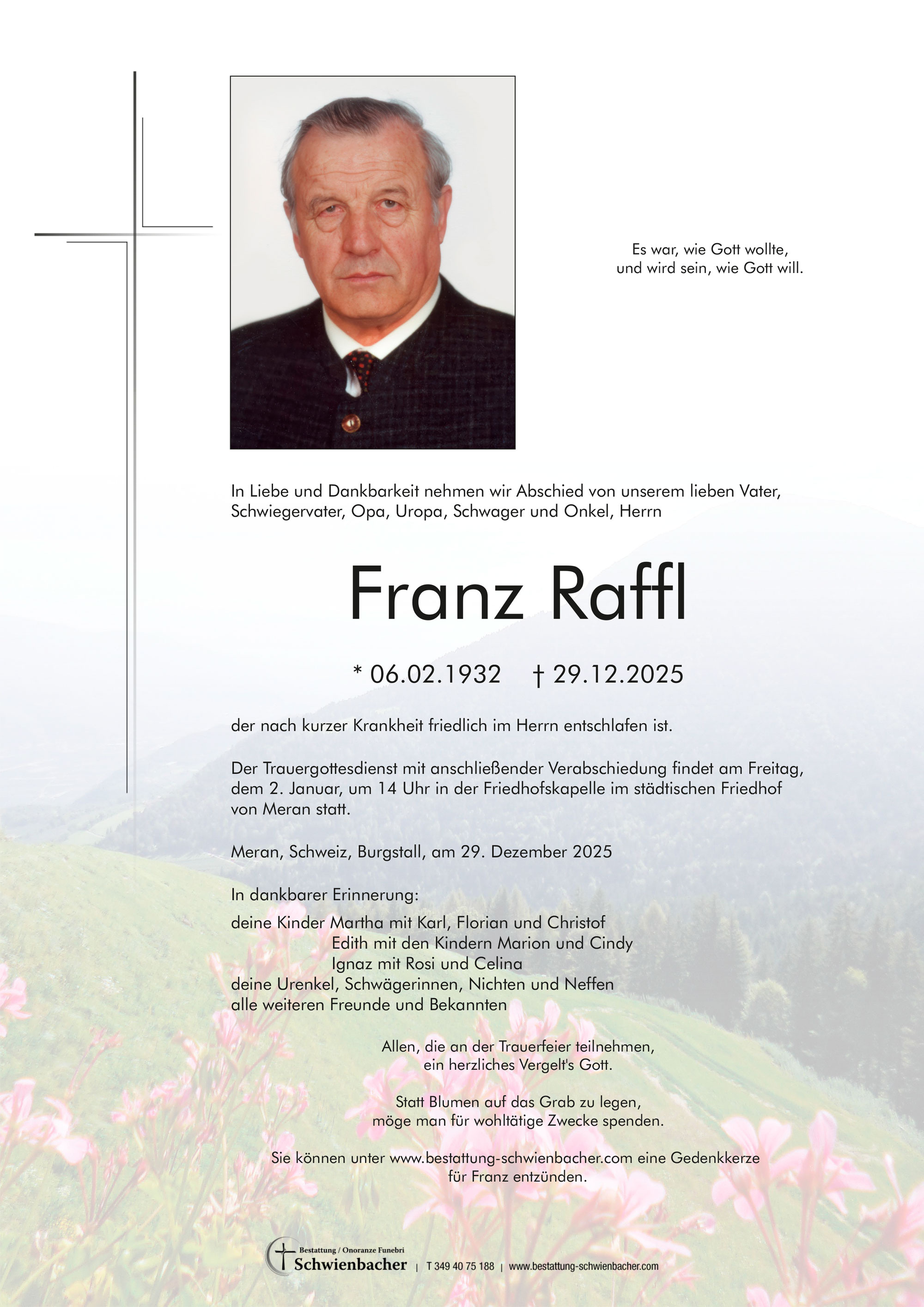 Parte: Franz Raffl 
