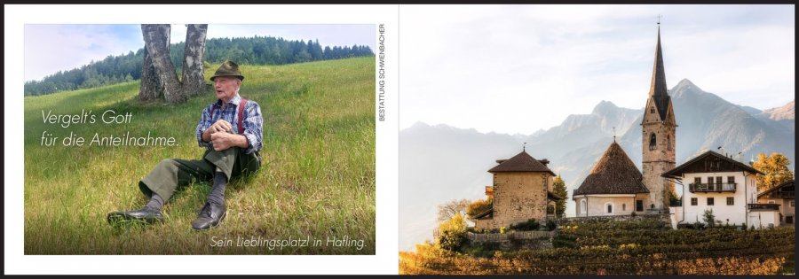 Sterbebild: Anton Gögele