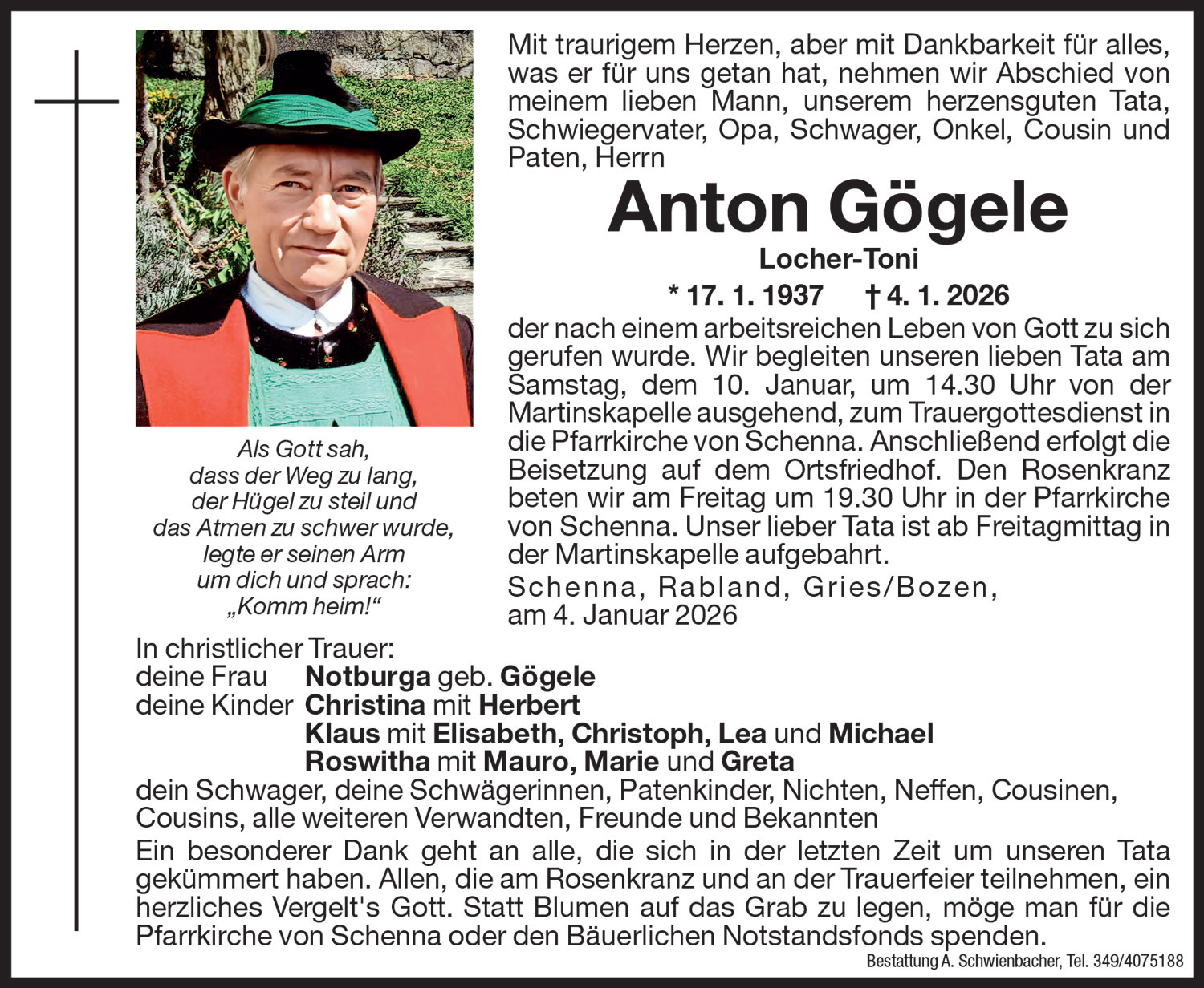 Medien: Anton Gögele
