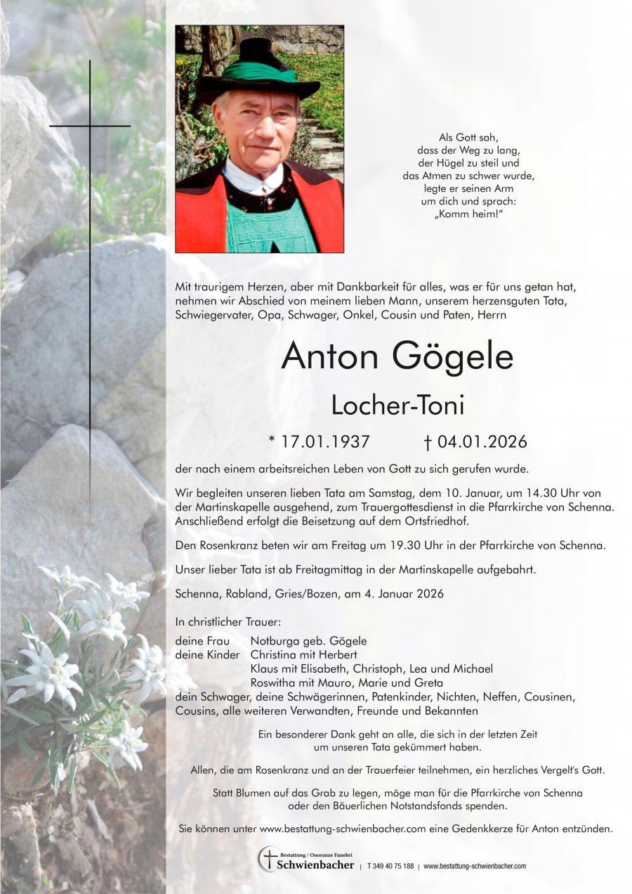 Parte: Anton Gögele