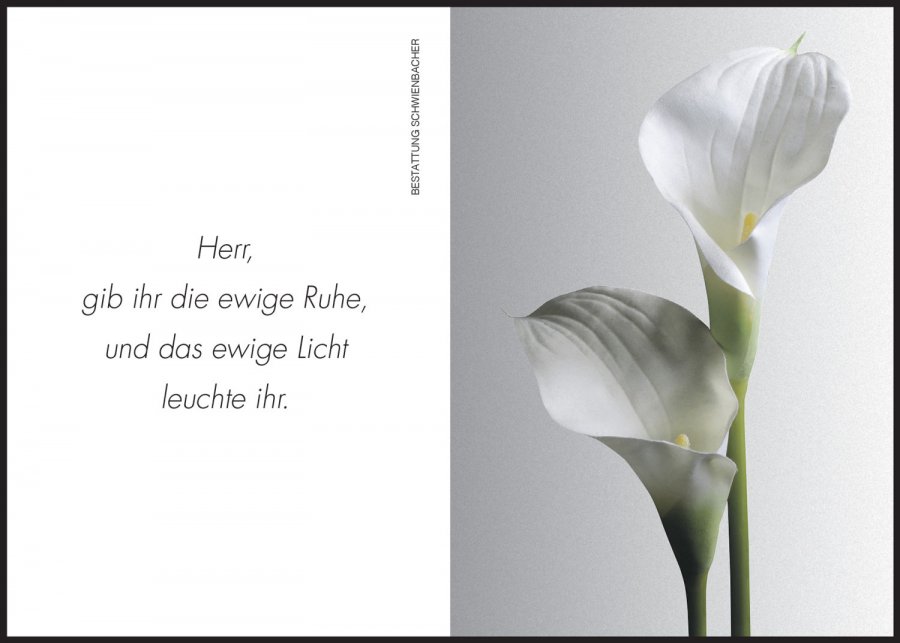 Sterbebild: Marianna Klotzbüher