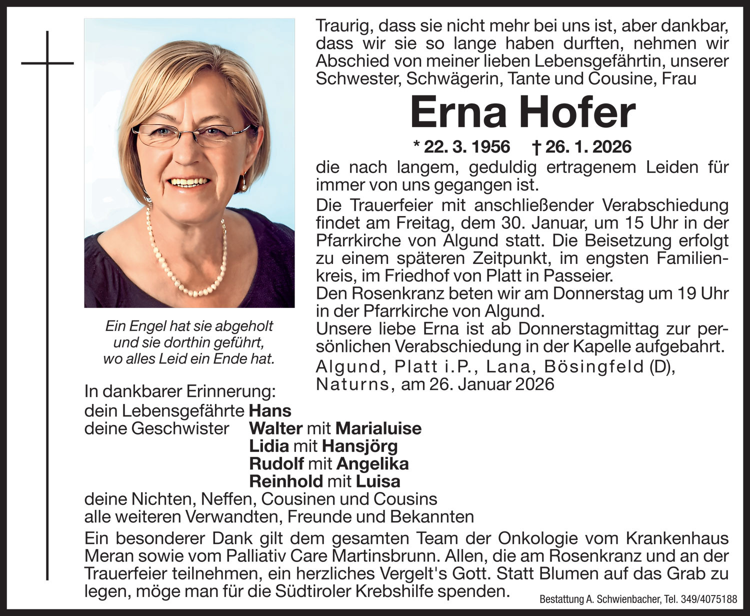 Medien: Erna Hofer