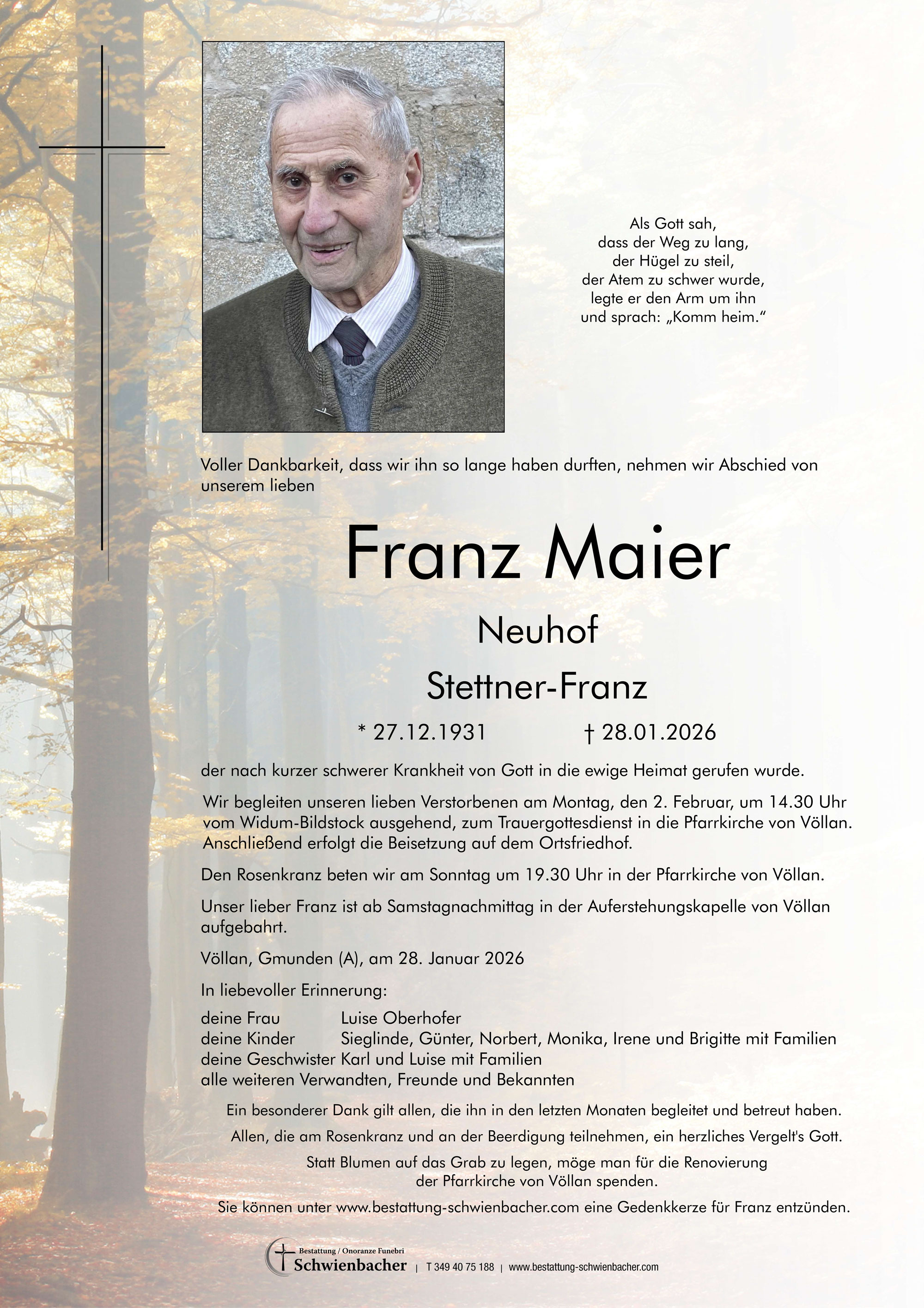 Parte: Franz Maier 