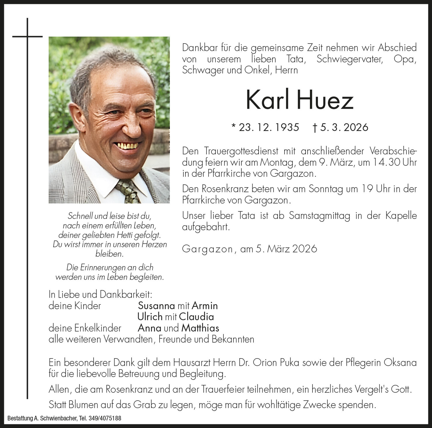 Medien: Karl Huez