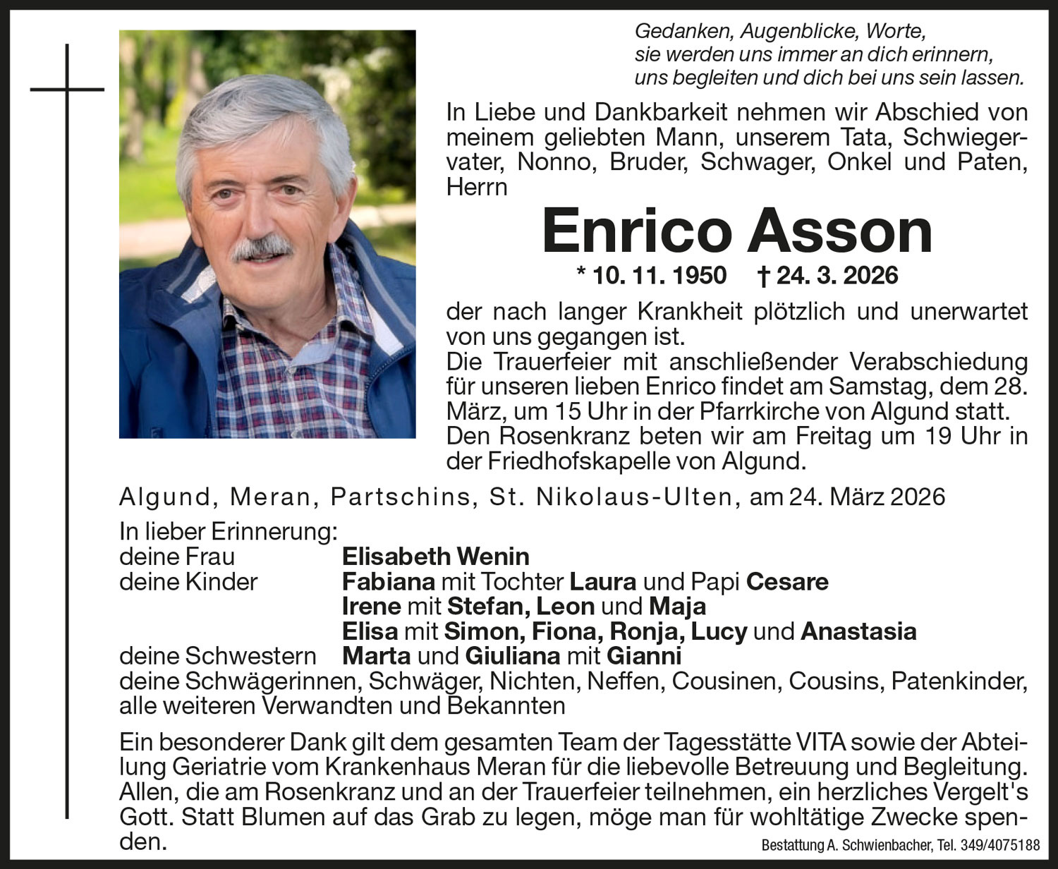 Medien: Enrico Asson