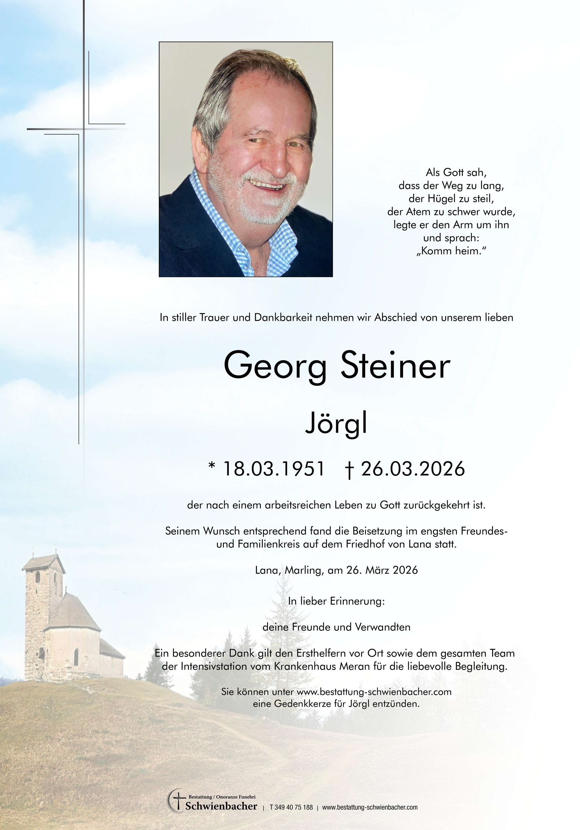 Parte: Georg Steiner 