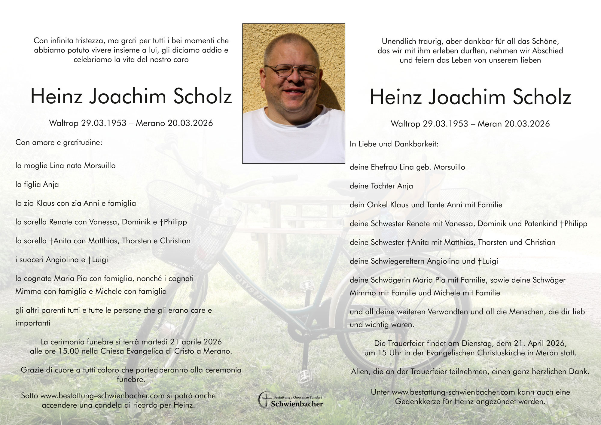 Parte: Heinz Joachim Scholz 