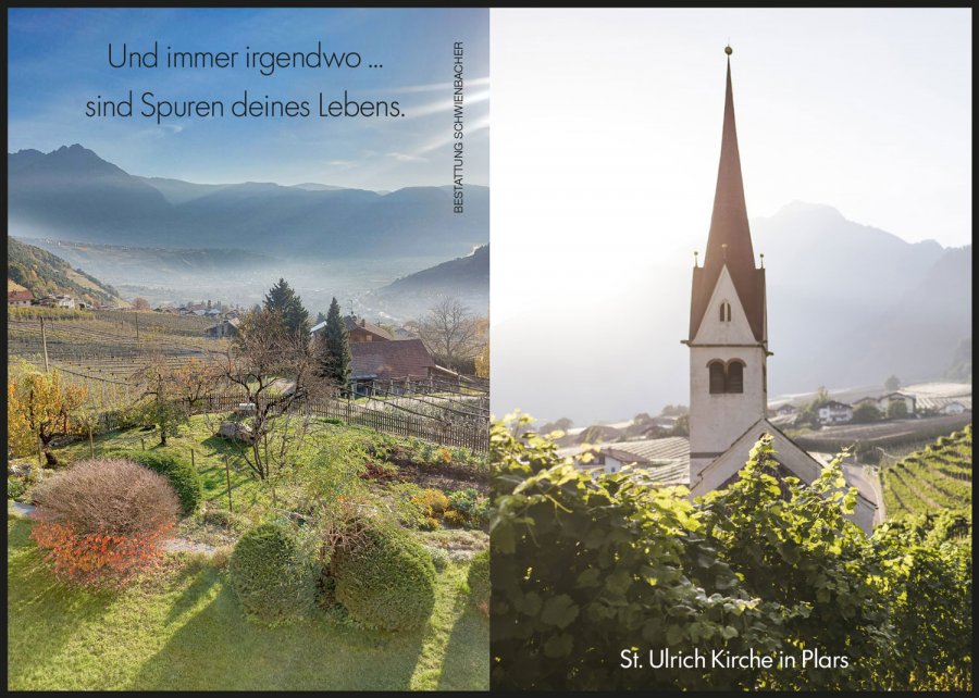 Sterbebild: Toni Gamper