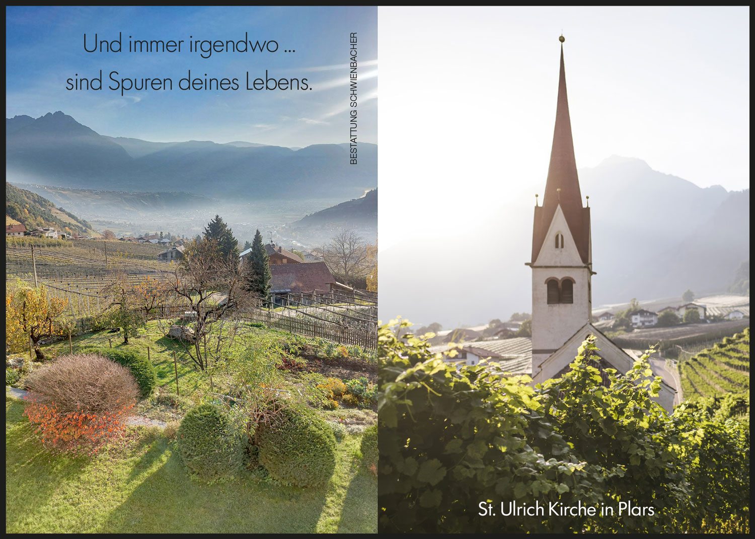 Sterbebild: Toni Gamper