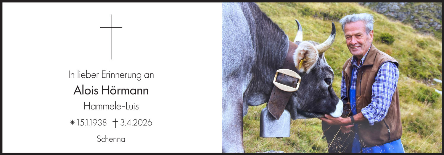 Sterbebild: Alois Hörmann