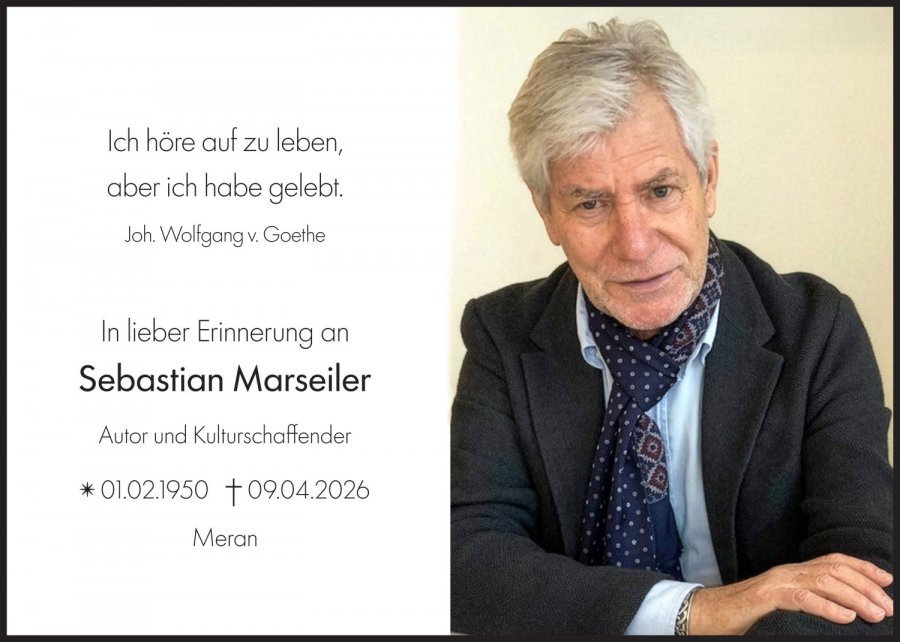 Sterbebild: Sebastian Marseiler