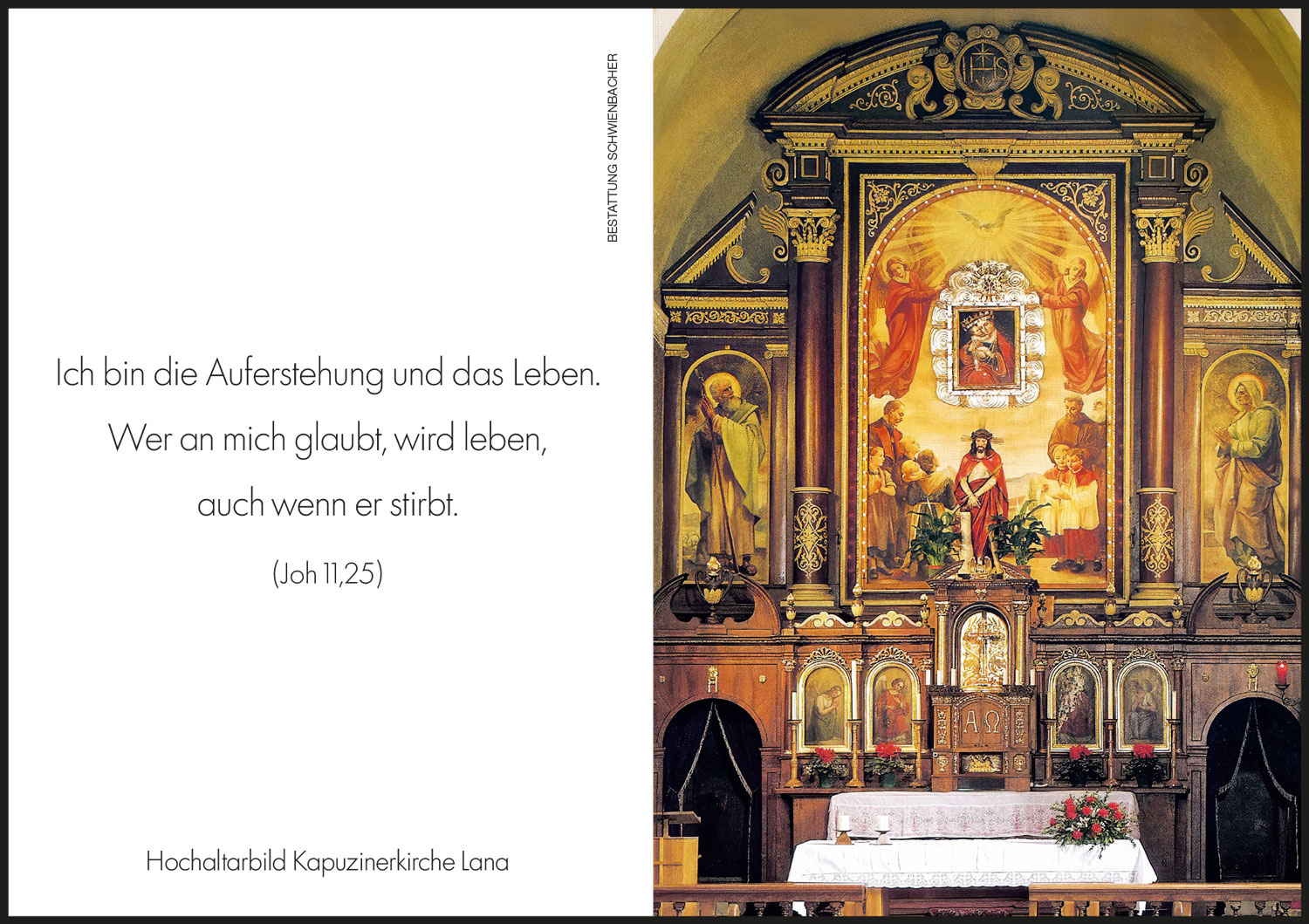 Sterbebild: P. Bruno (Walter Anton Alois) Frank