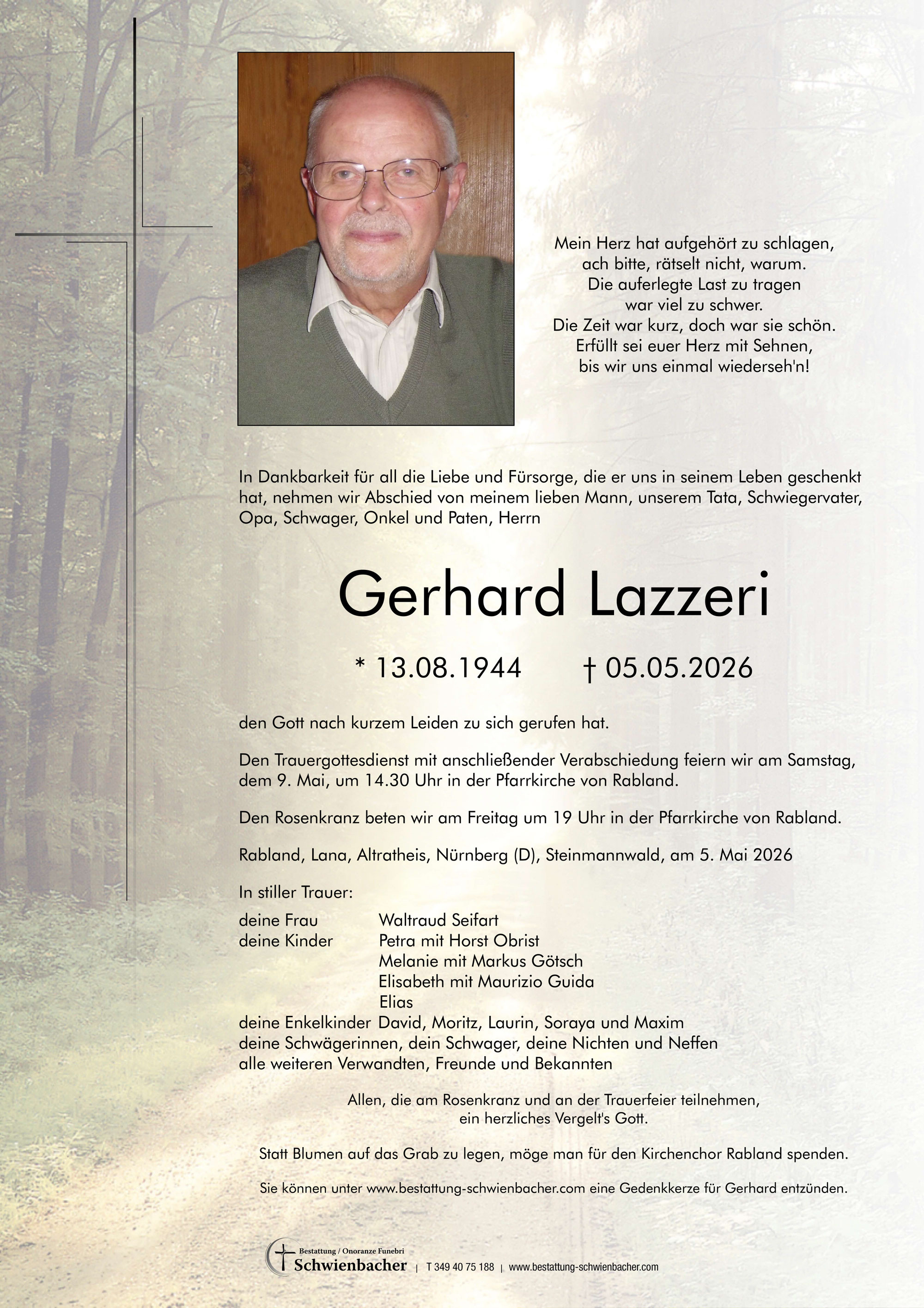 Parte: Gerhard Lazzeri 