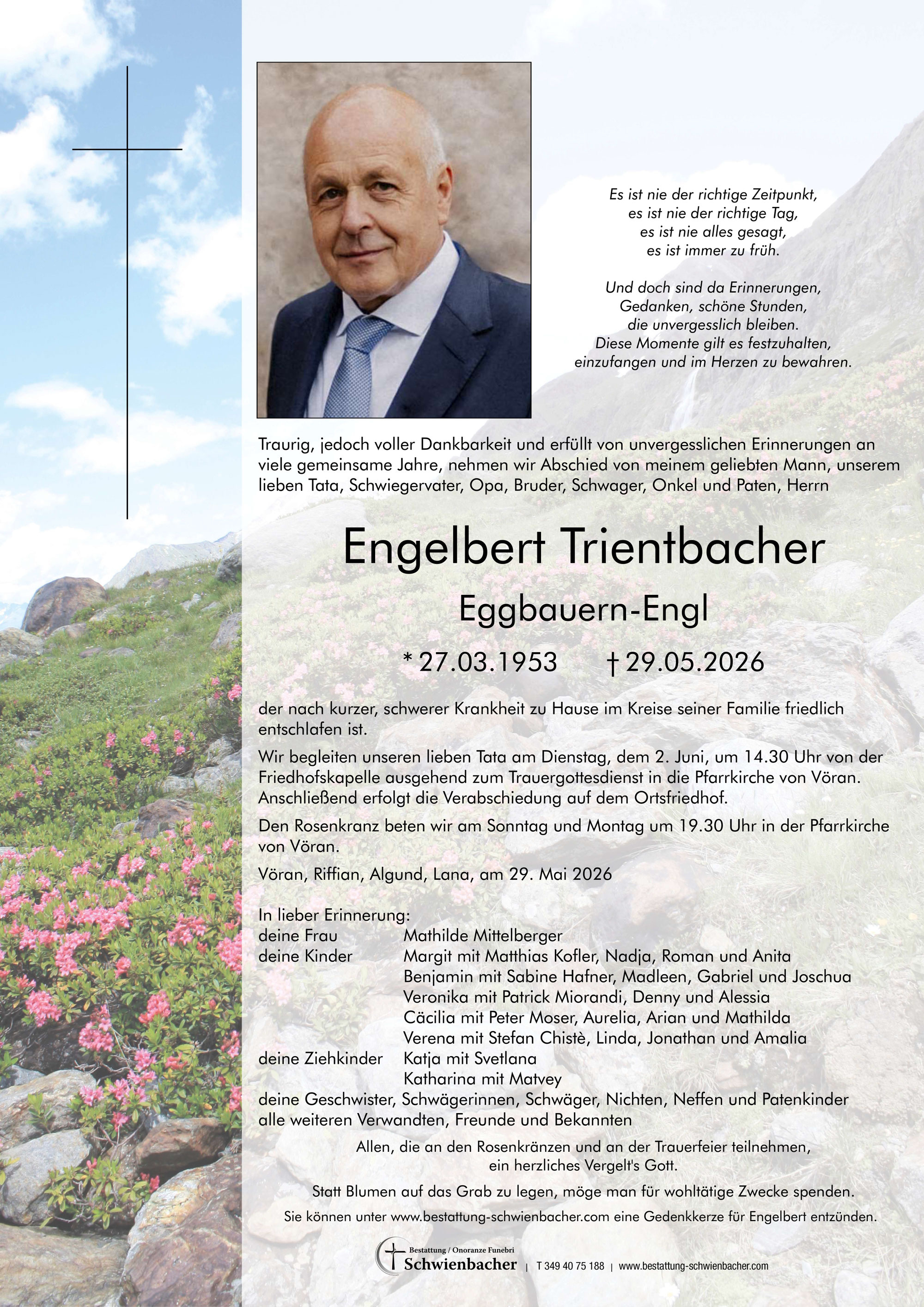 Parte: Engelbert Trientbacher 