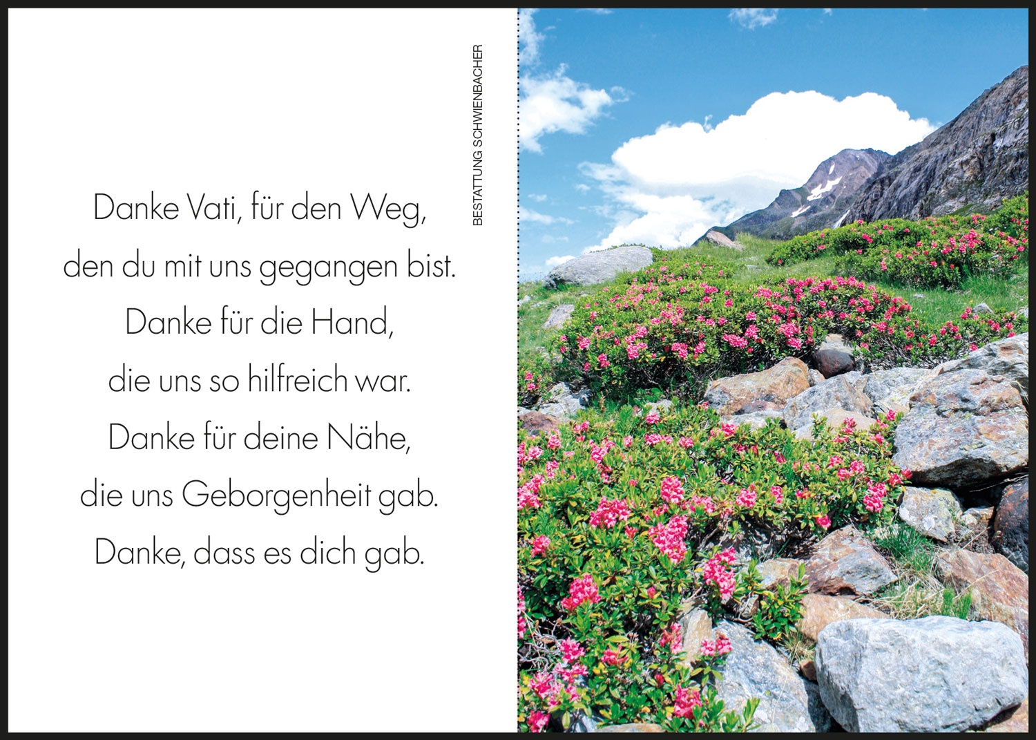 Sterbebild: Erich Piazzi