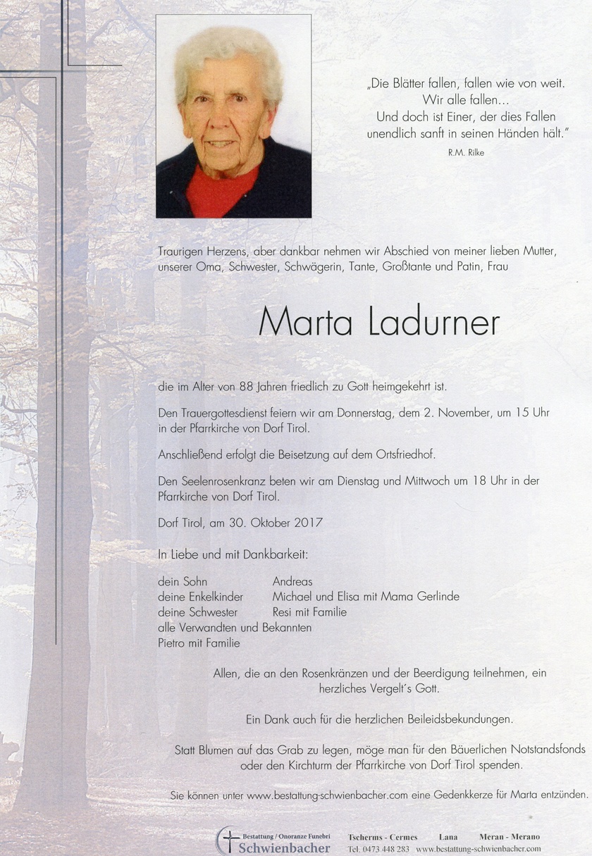 Parte: Marta Ladurner 